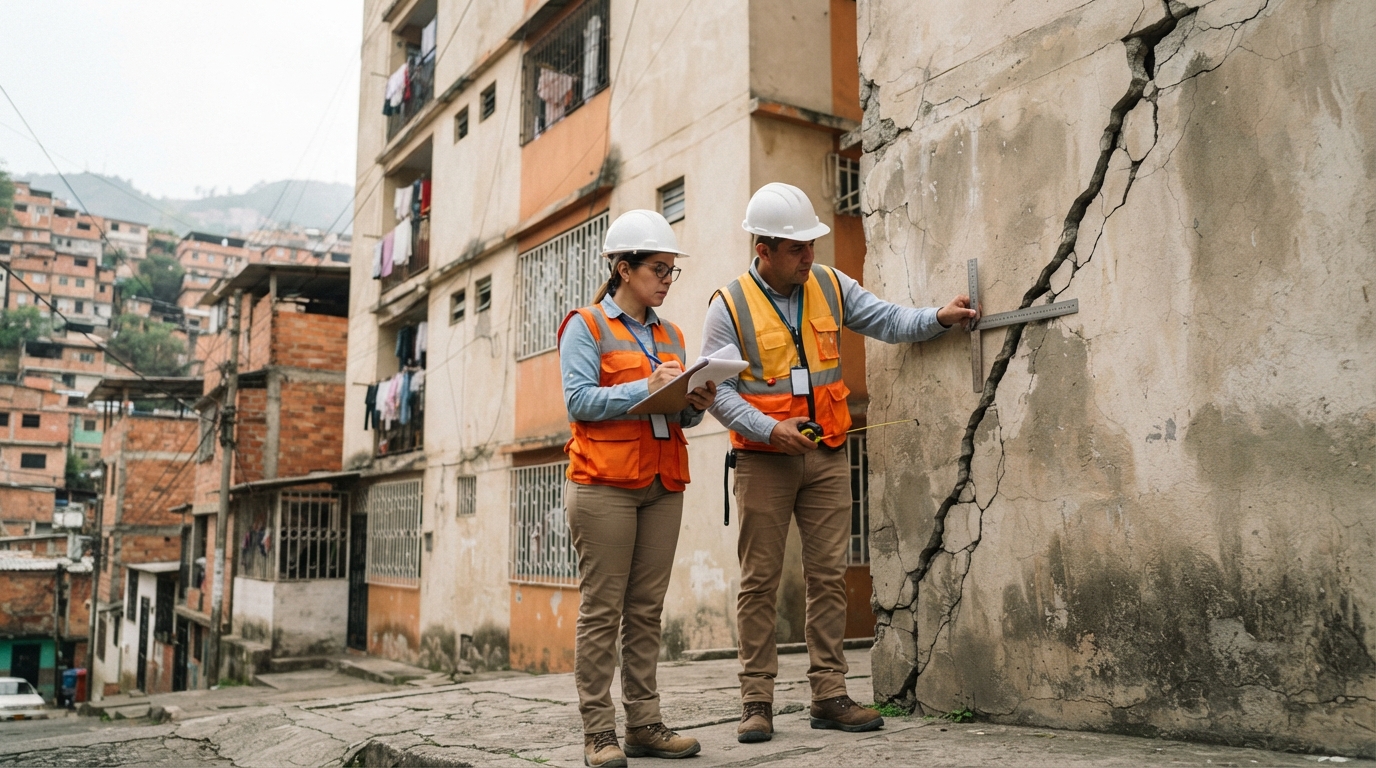 Protocolo inspección sísmica en Venezuela redefine seguridad y habitalidad real
