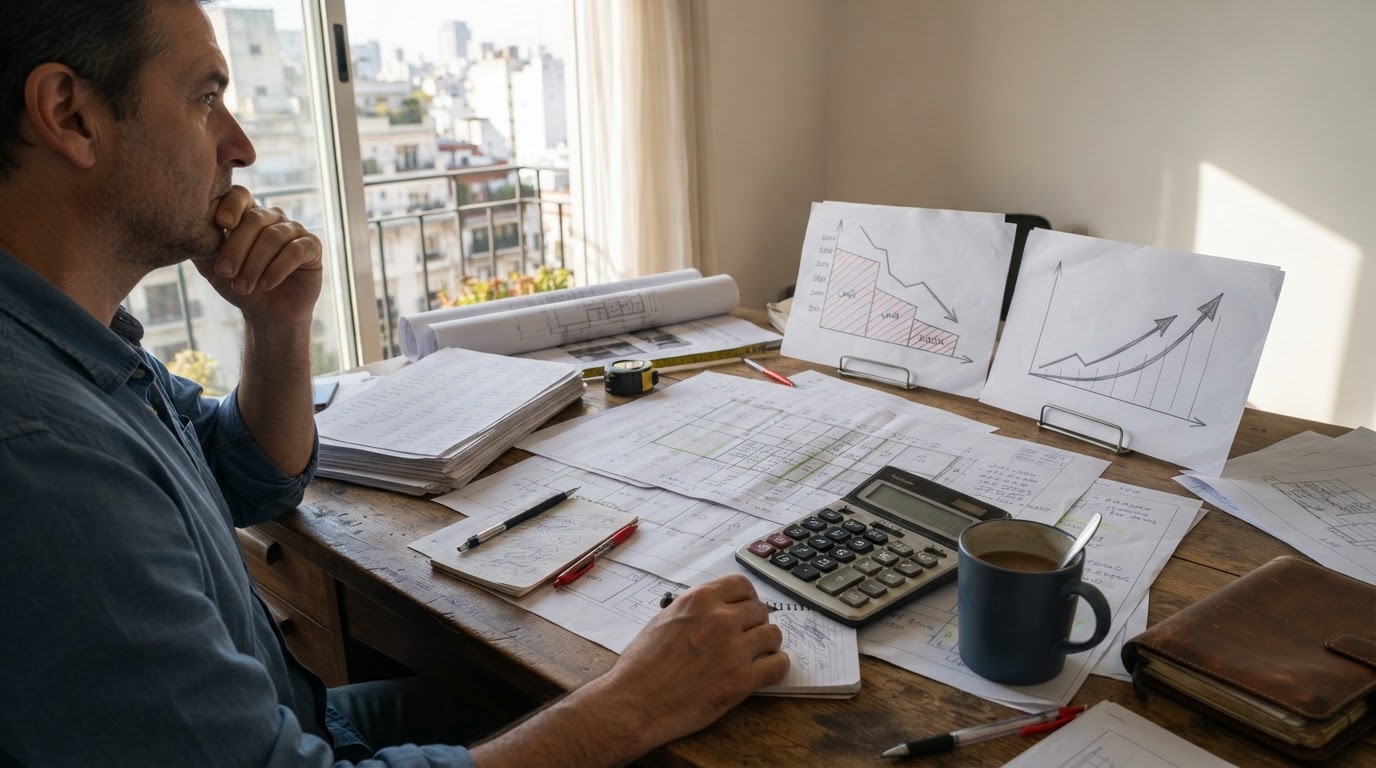 Valor suelo Buenos Aires en 2026 cae mientras costo construcción se dispara
