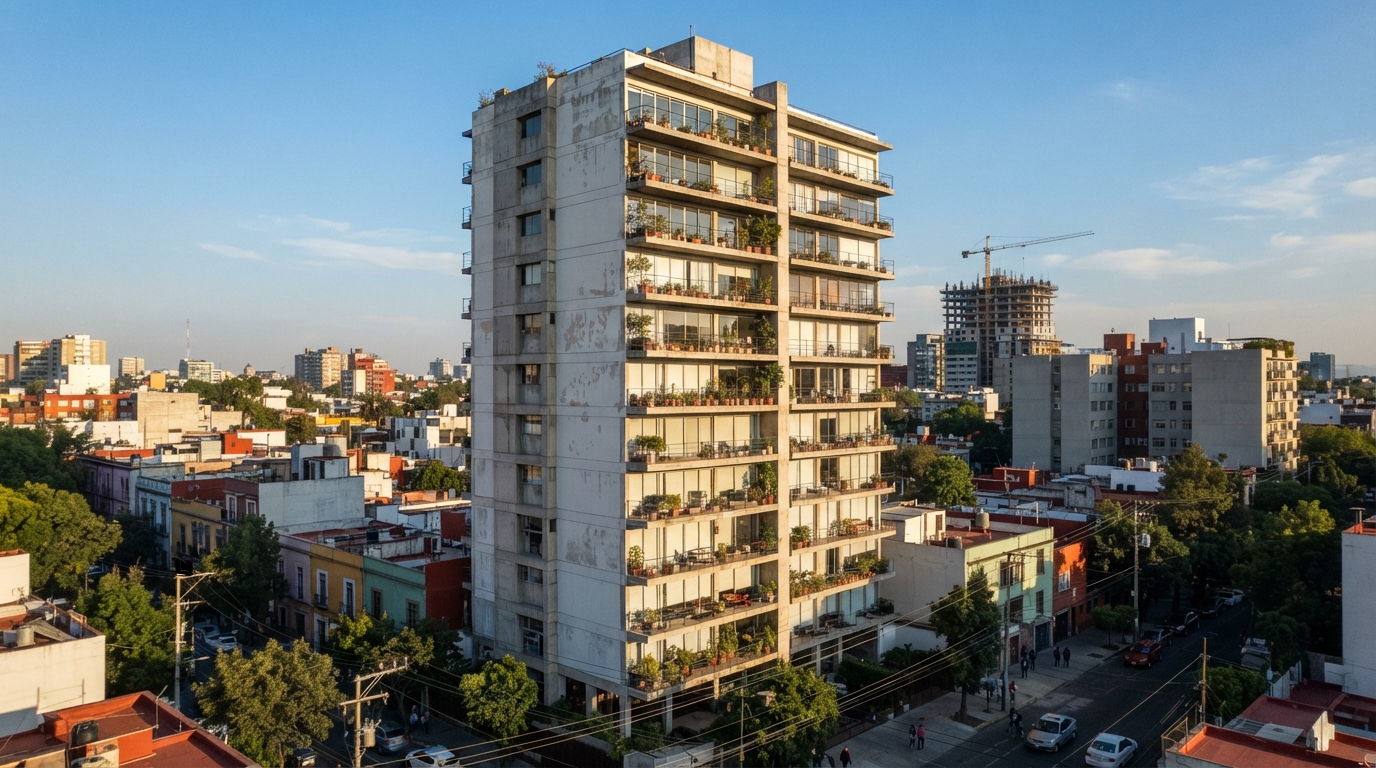 Vivienda vertical CDMX 2026: escasez y alza que redefine el mercado inmobiliario