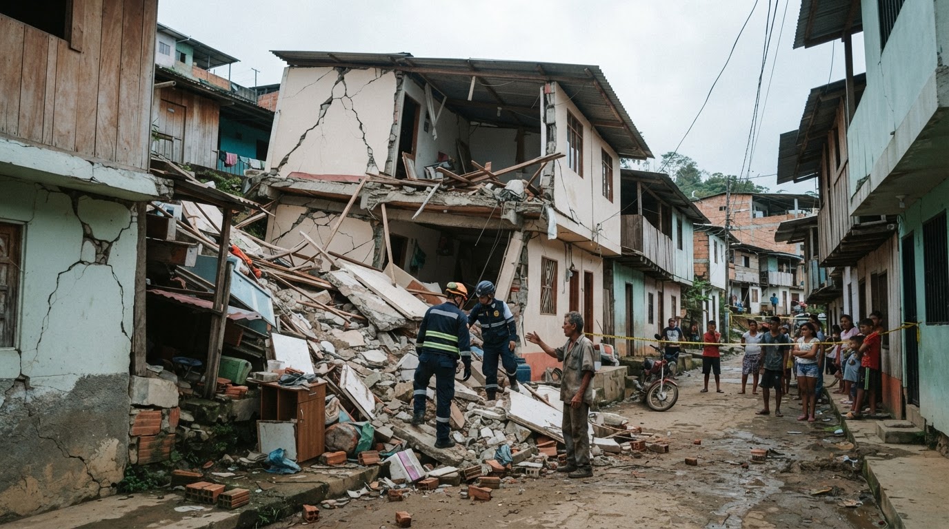 Impacto sismo Chocó en Colombia tensiona mercado inmobiliario y reconstrucción