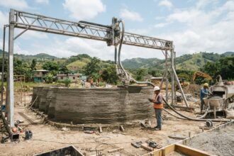 Impresión 3D concreto en América Latina reduce costos hasta 30% realistas