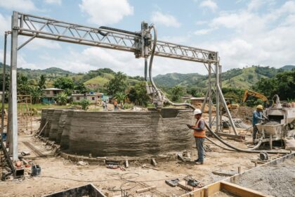 Impresión 3D concreto en América Latina reduce costos hasta 30% realistas