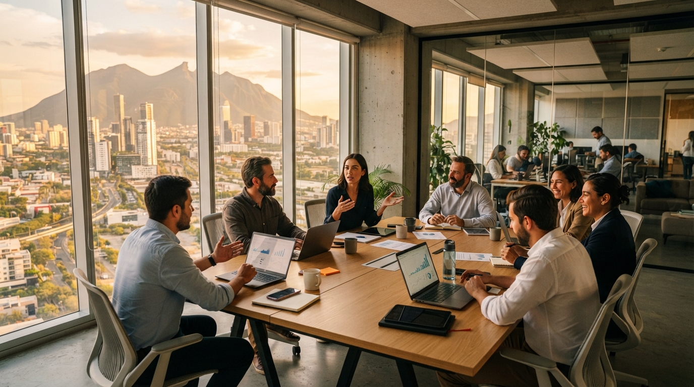 Mercado oficinas Monterrey en 2026 muestra demanda y vacancia histórica en caída