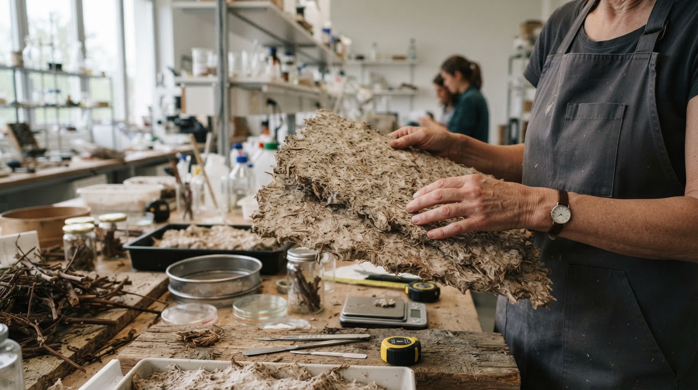 Paneles de micelio en Mendoza: biomaterial que redefine construcción sostenible
