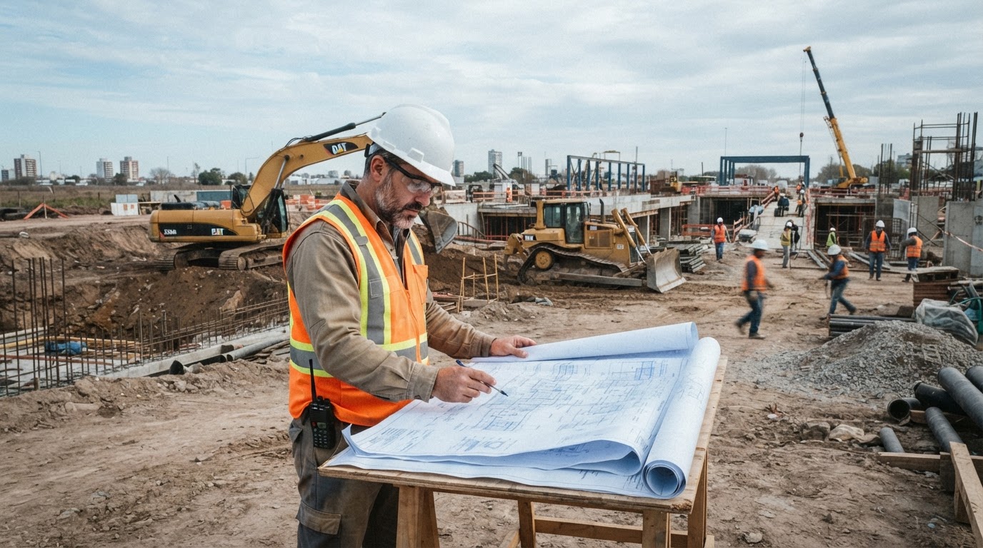 Reactivación construcción Argentina 2026: claves para evitar quiebras en obras públicas